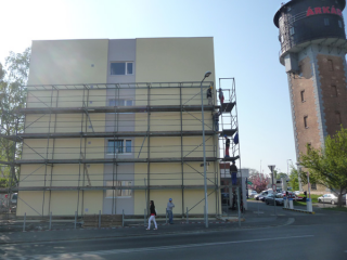 Győr, Budai utca 2. irodaház felújítási, átalakítási munkái 2008
